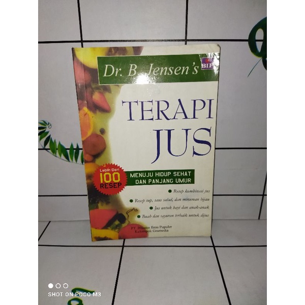 Buku Terapi Jus By Dr B Jensens