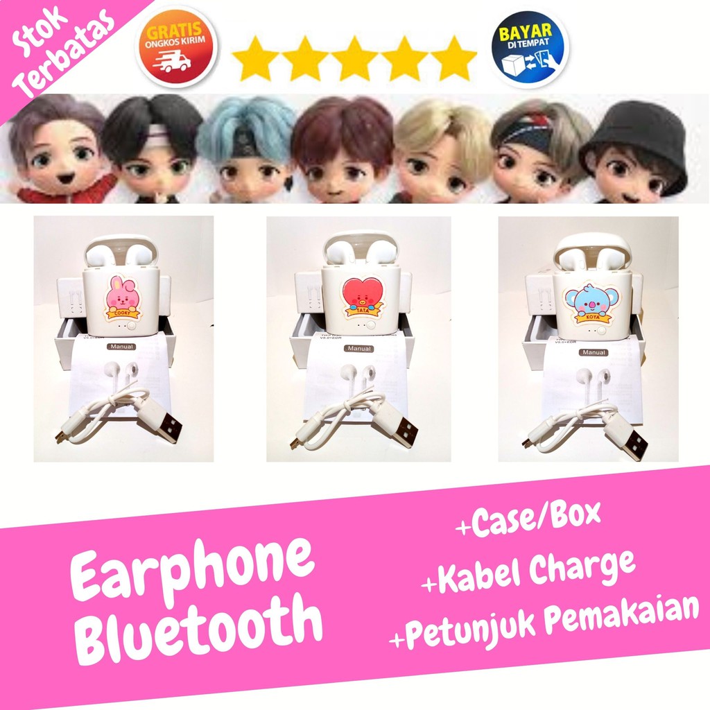 Henset Bluetooth BTS jhope Mang