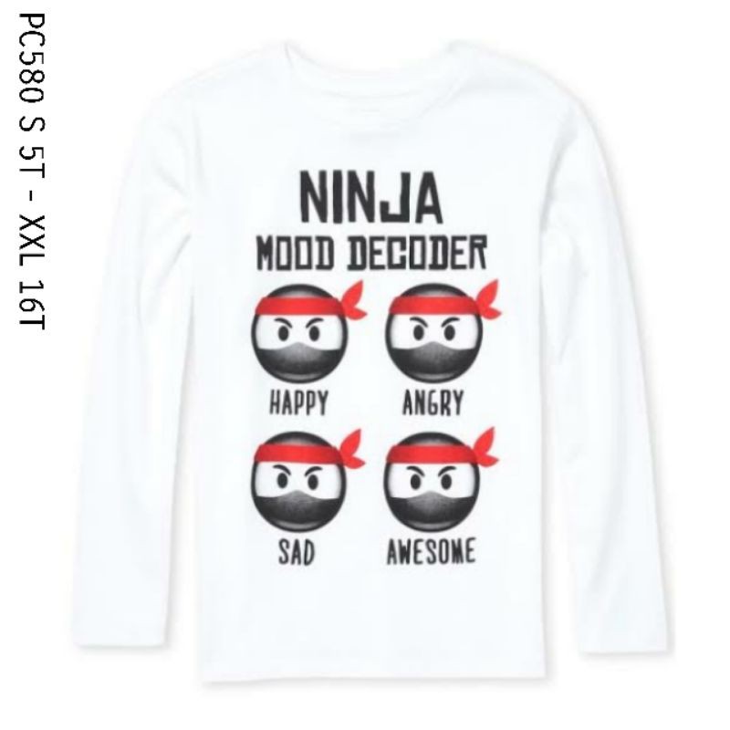 PC580 Place Tee White Ninja