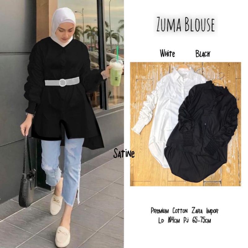 zuma blouse by satine