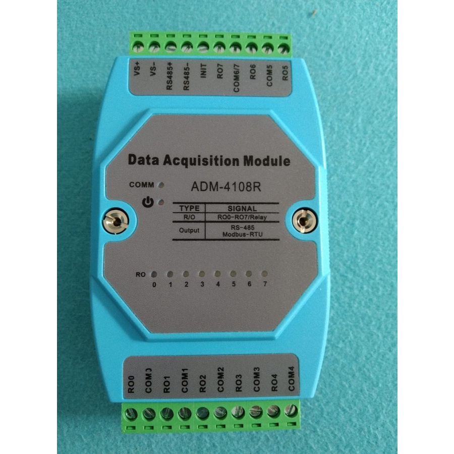 MODBUS RTU - Relay Module 8 Channel Relay extended PLC control