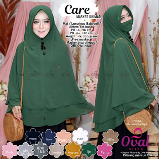 Care masker by oval