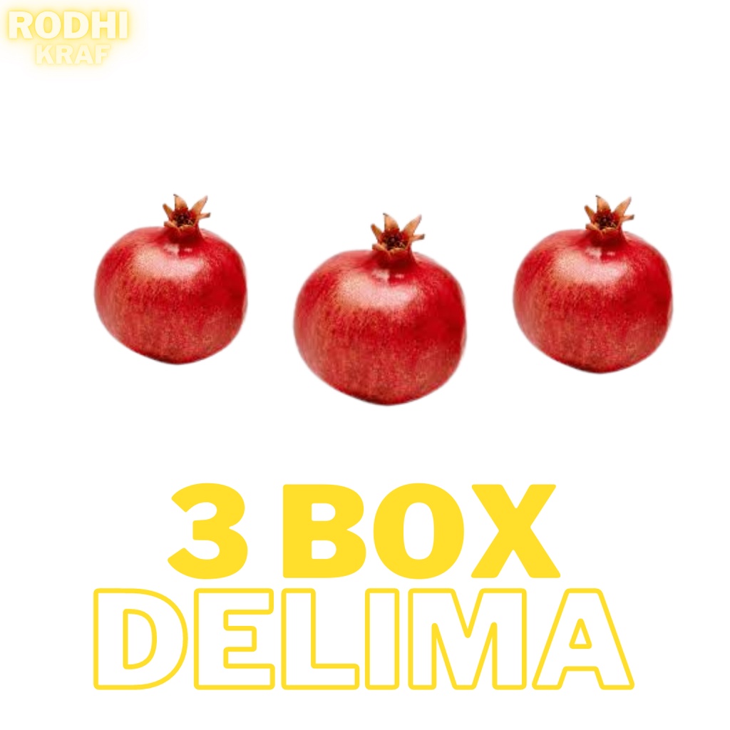 3 Box Delima + 1 Blueberry