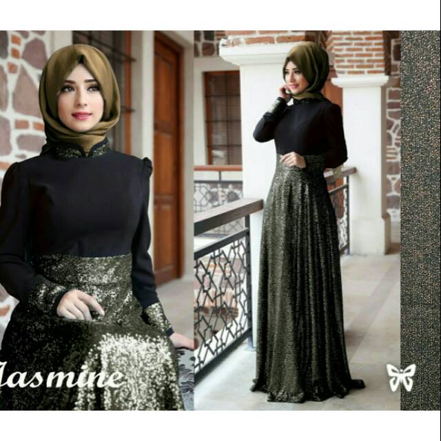 JASMINE GLITER BLUE MAXI