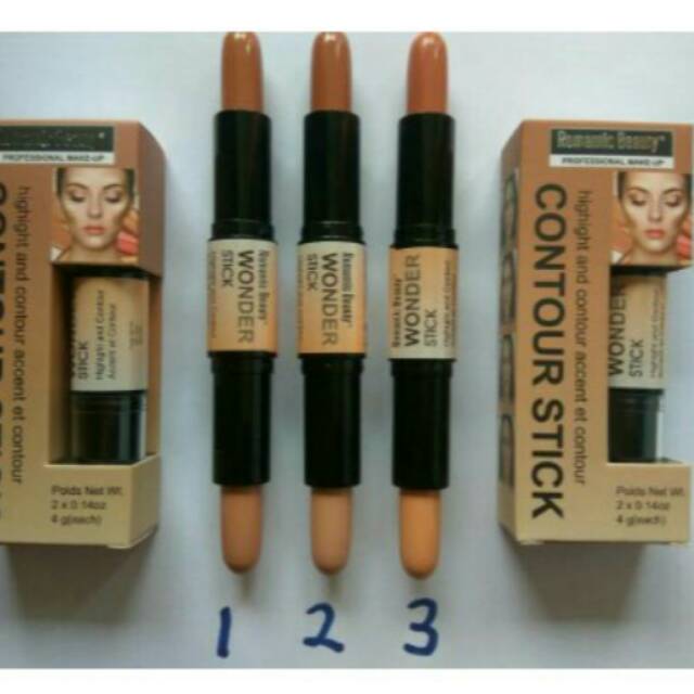 Romantic beauty contour