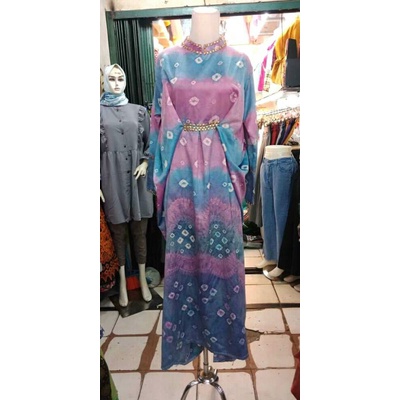 gamis kaftan jumputan