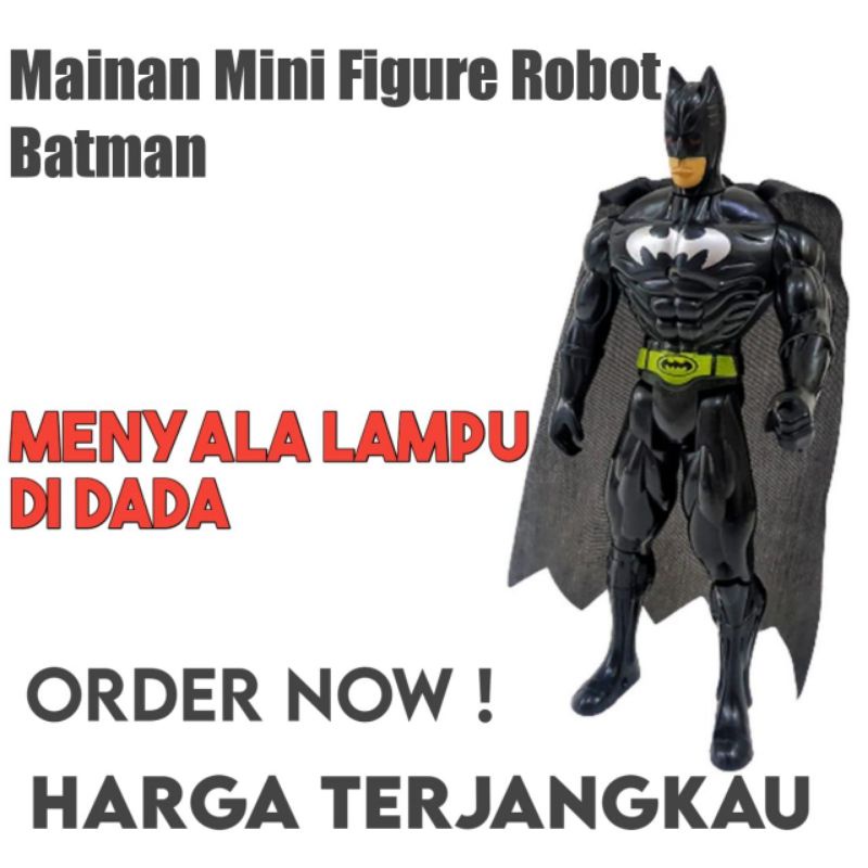 Mainan Batman Mini Bisa Nyala