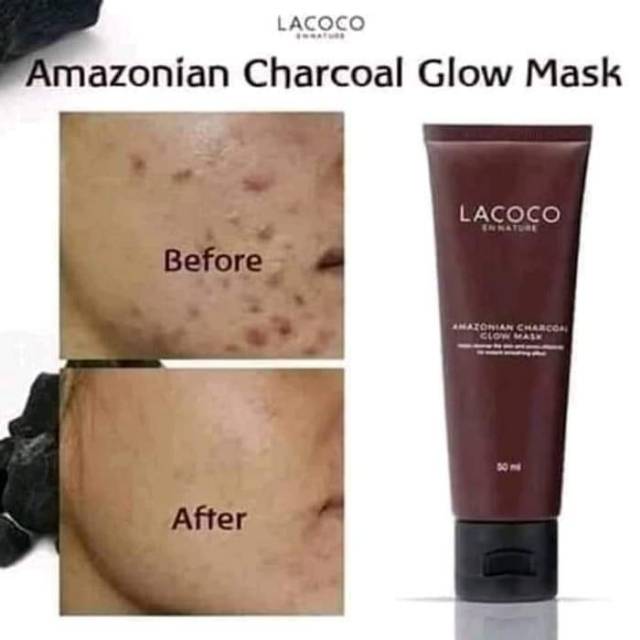 Amazonian charcoal glow mask
