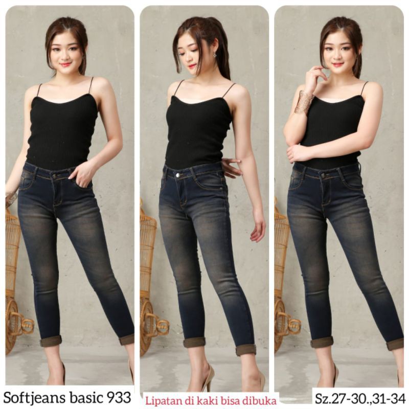 Skinny Jeans Tint Brown Basic 933