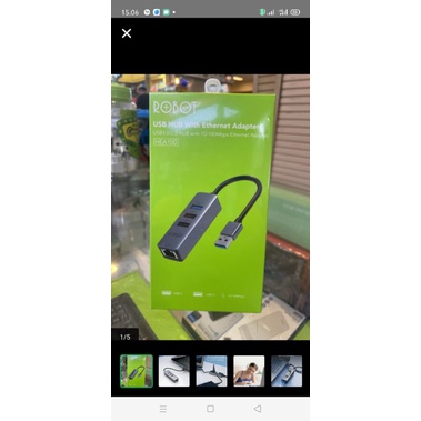 USB Hub With Ethernet Adaptor Robot Robot  100