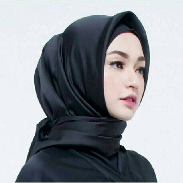 Jilbab Hijab Satin Square