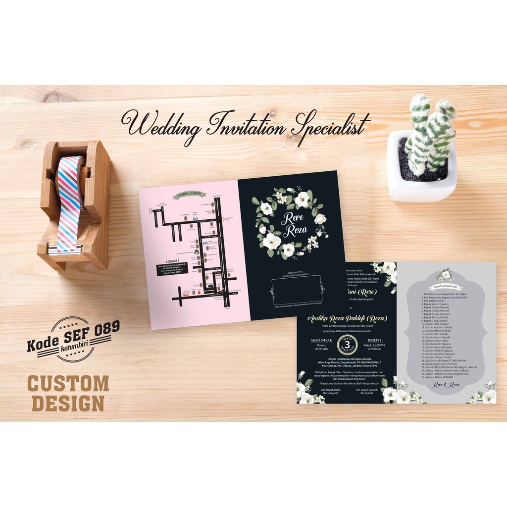 Undangan Soft Cover SEF89