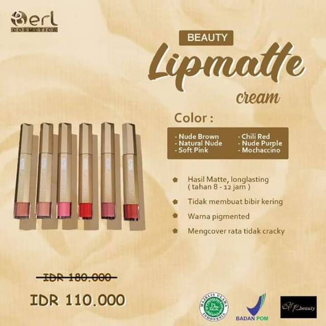 Lipcream matte Berl