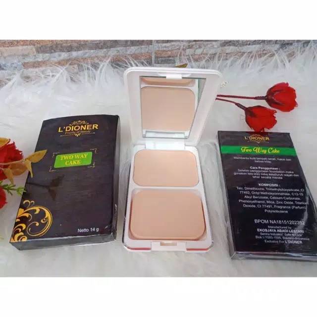 Bedak  L'Dioner full set Two Way Cake