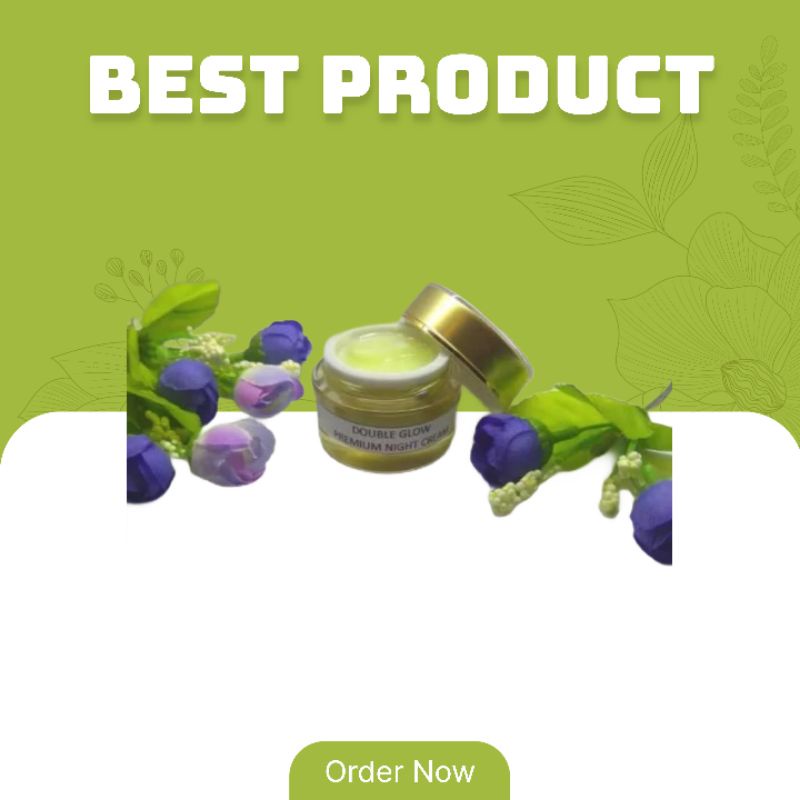 Double glow premium night cream