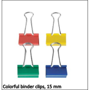 Binder Clips No. 105（15 mm)