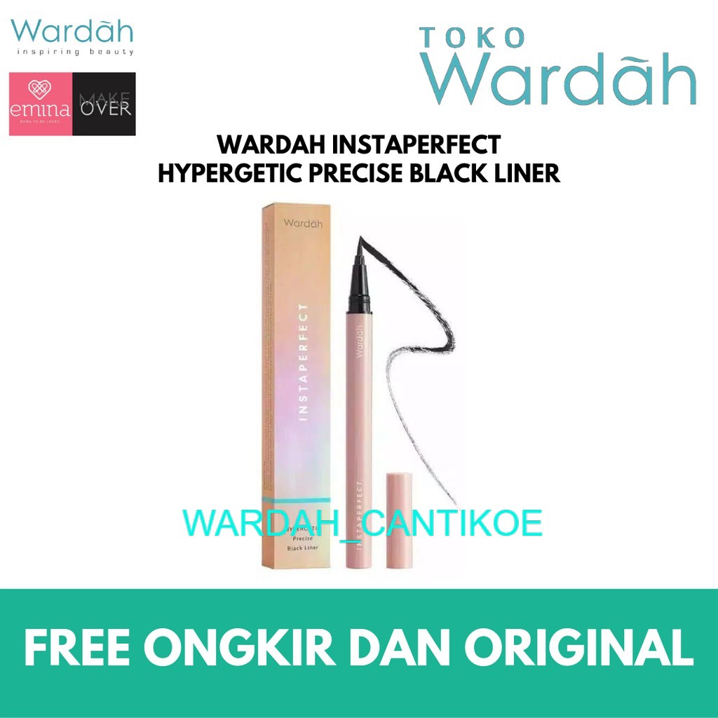 Wardah InstaPerfect Precise Black Liner WARDAH_CANTIKOE