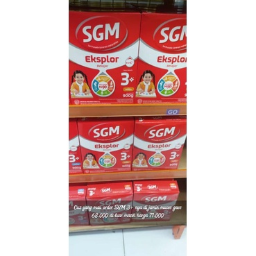 SGM eksplor 3+ murah