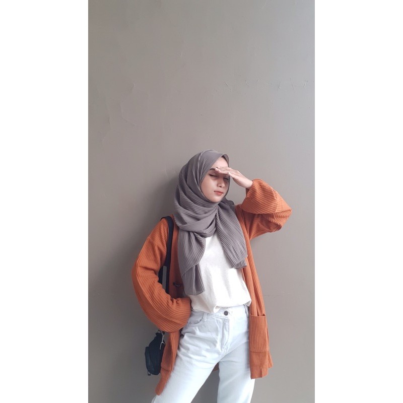 cardigan knit rajut halus