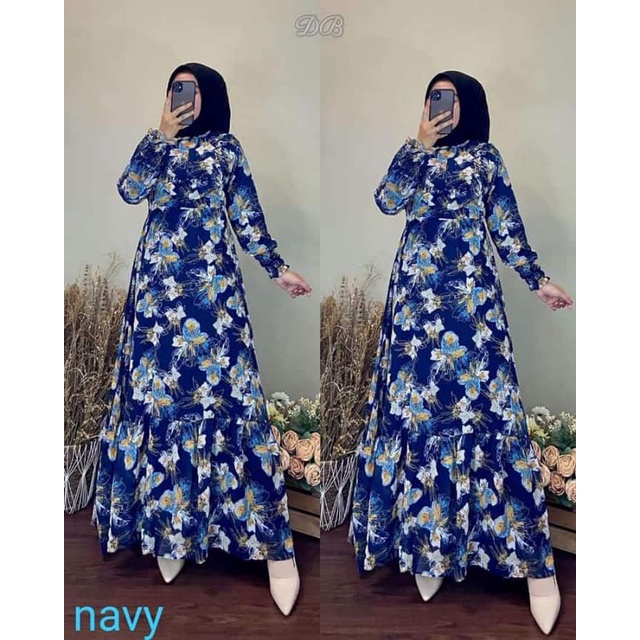 gamis bunga butterfly premium