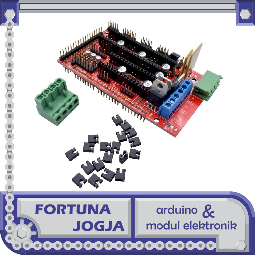Modul 3D Printer Control Panel Shield RAMPS 1.4 Reprap