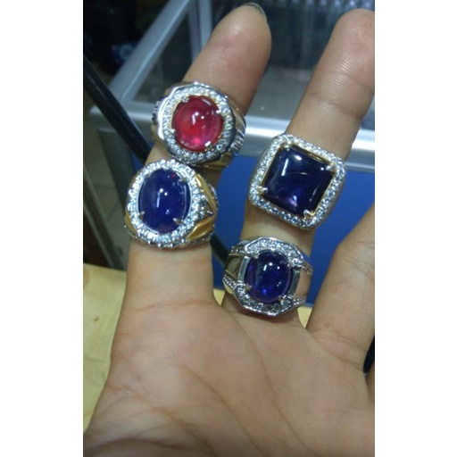 sapphire vs Ruby 4 pcs