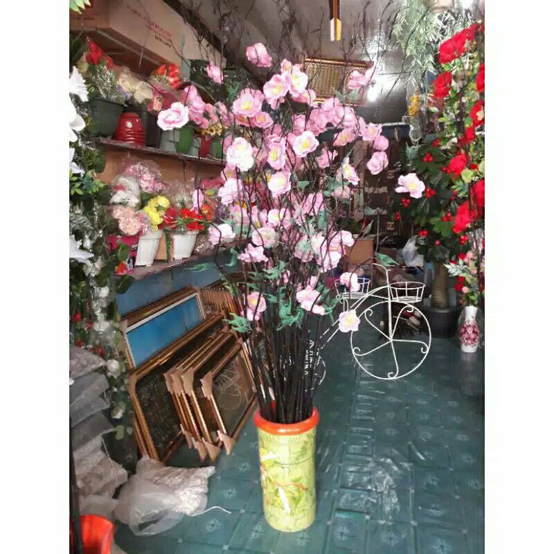 hiasan bambu ulir