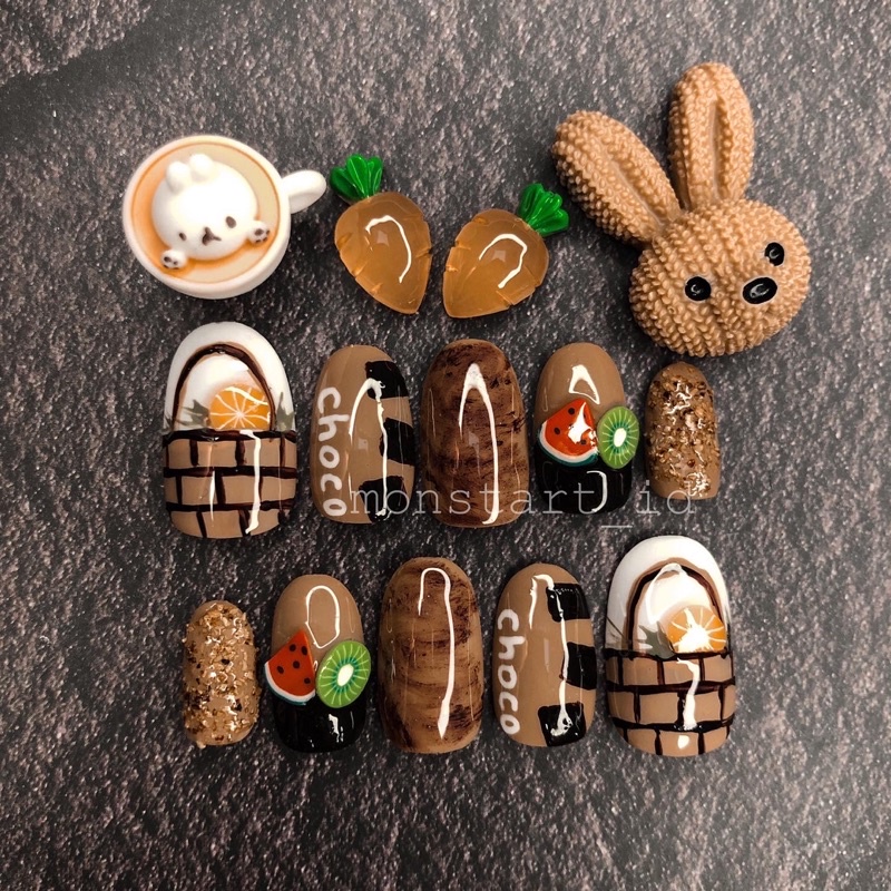 Custom Nails Fruit Basket Monstart_id