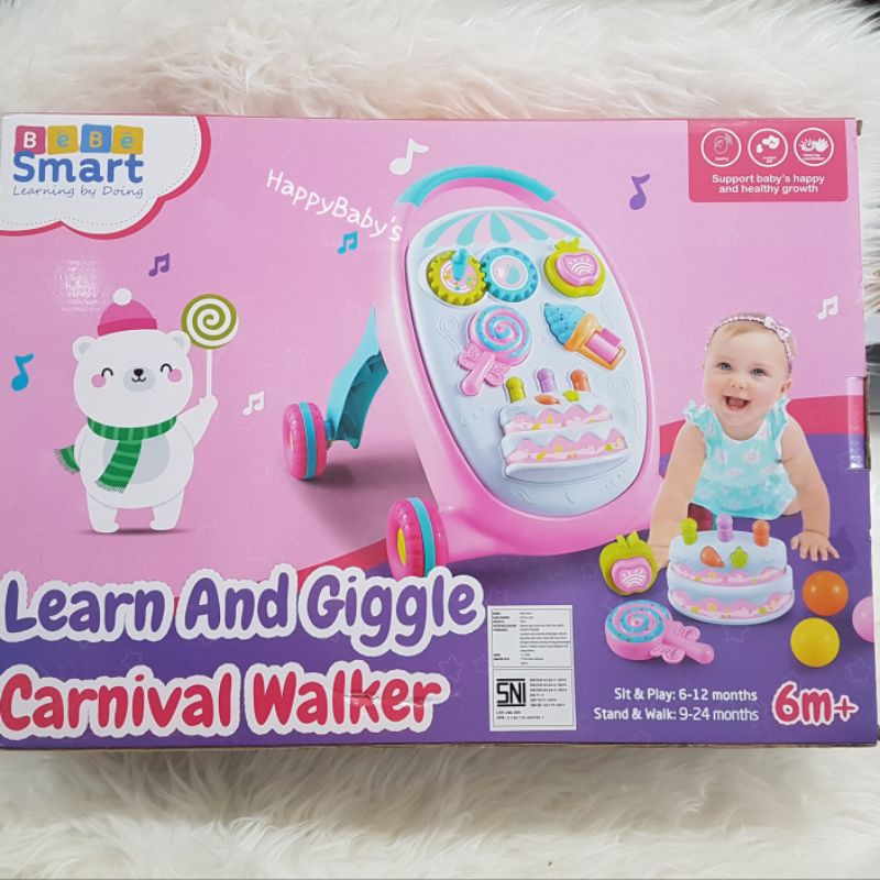 Bebe Smart Learn & Giggle Carnival Baby Walker