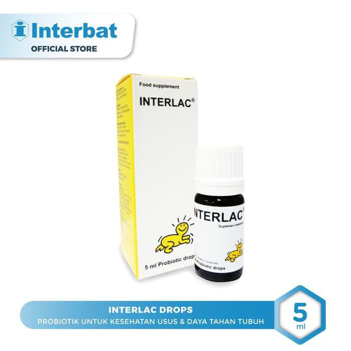 Interlac Probiotik Drops - 5ml IMURAH MERIAHl