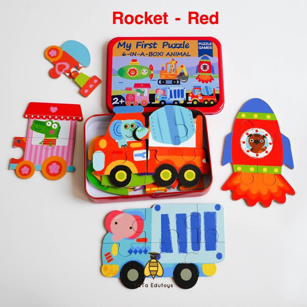Puzzle Anak - Seri Rocket Red
