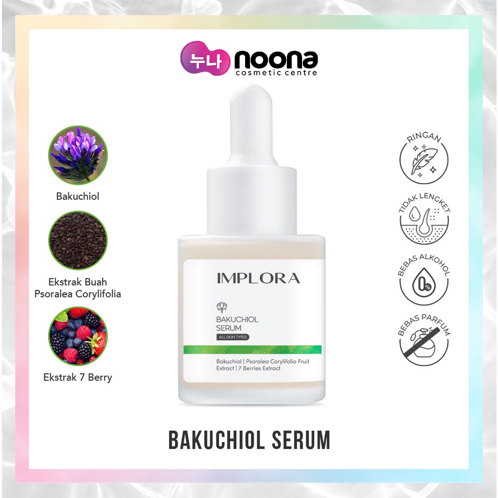 IMPLORA BAKUCHIOL SERUM ALL SKIN TYPES 20ML