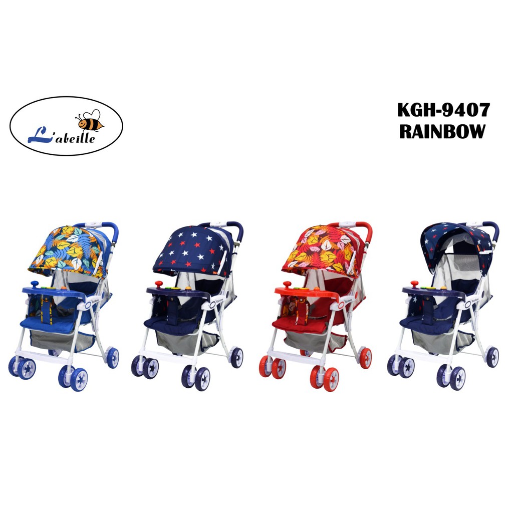 Stroller labeille rainbow KGH 9407