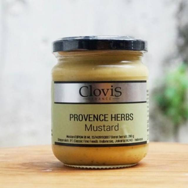 CLOVIS PROVENCE HERBS MUSTARD 200 GR