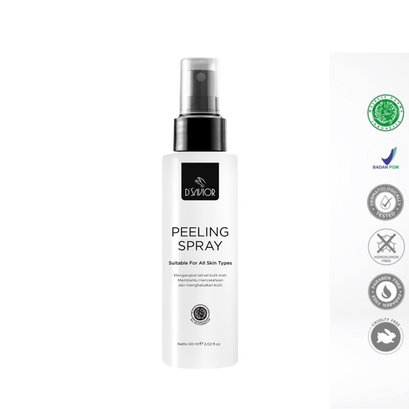[BISA COD] PEELING SPRAY D’SAVIOR AMPUH ANGKAT DAKI