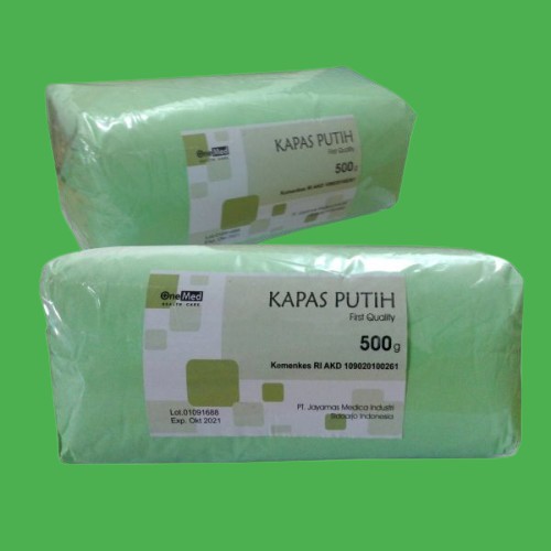 KAPAS PUTIH 500 GR ONEMED