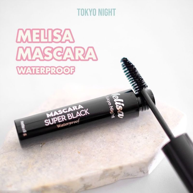Melisa Mascara Super Black Waterproof 8g