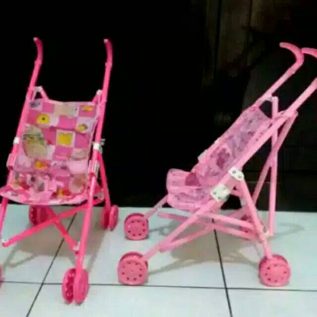 ( BISA COD ) PROMO Mainan Dorongan Boneka Bayi Stroller