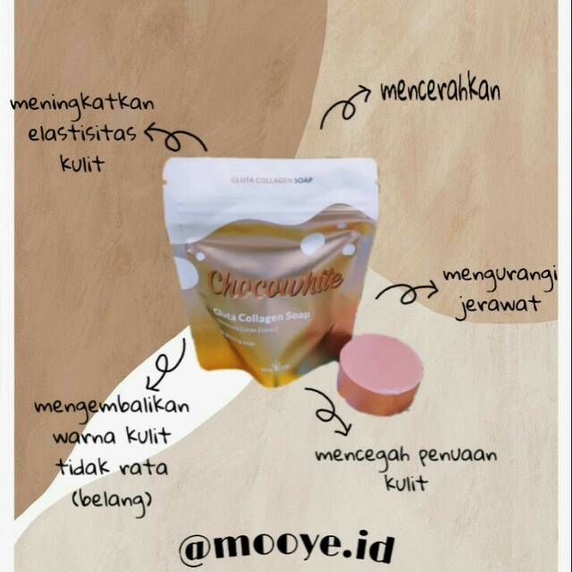 Chocowhite Gluta Collagen Soap