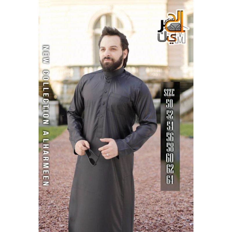 Jubah Polos Halus Harromain Mesir