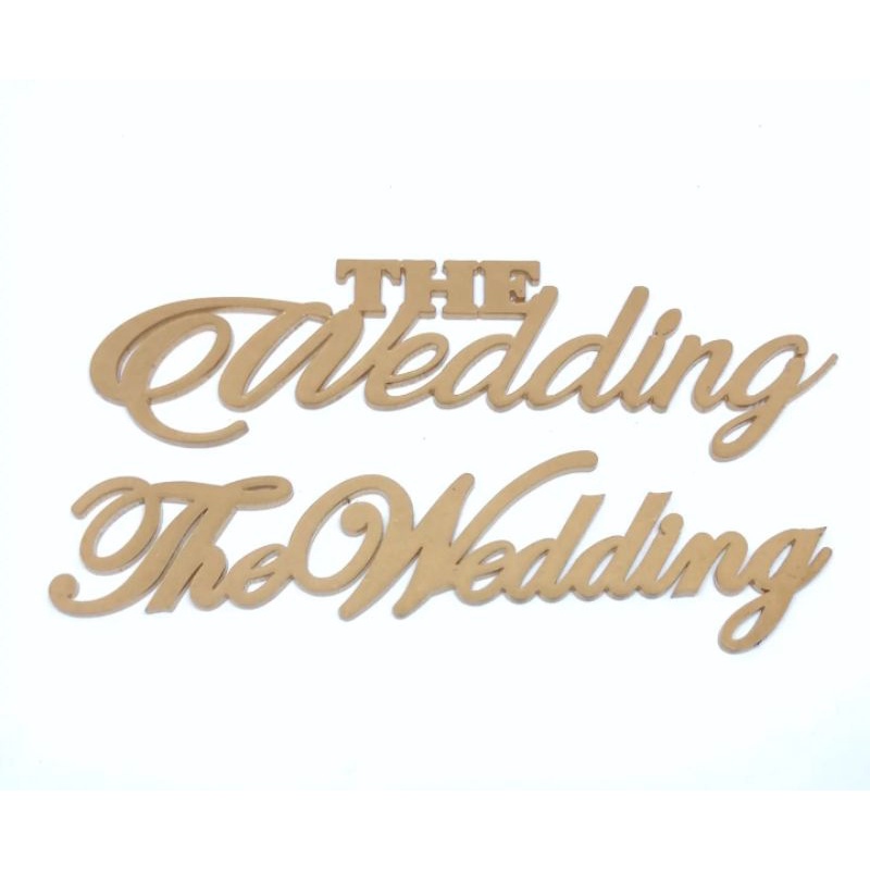 letter "the wedding"