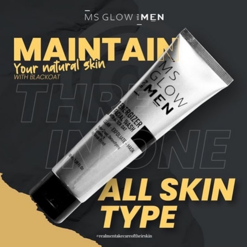 (ORIGINAL) MS GLOW MEN ENERGIZER FACIAL WASH