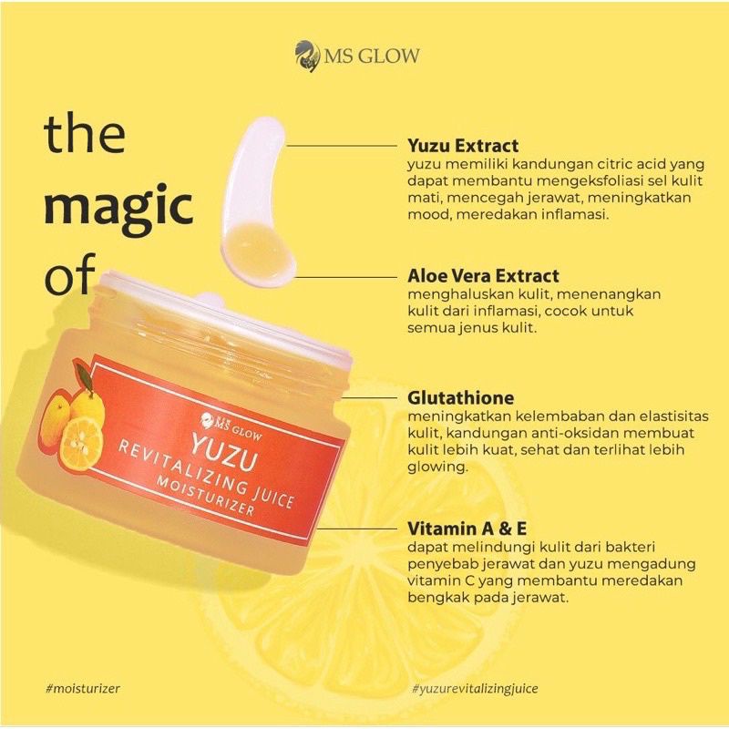 MOISTURIZER MS GLOW/YUZU/CACTUS/WATERMELON