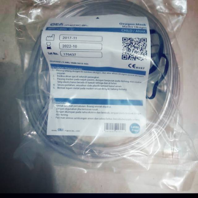 Masker o2 anak gea