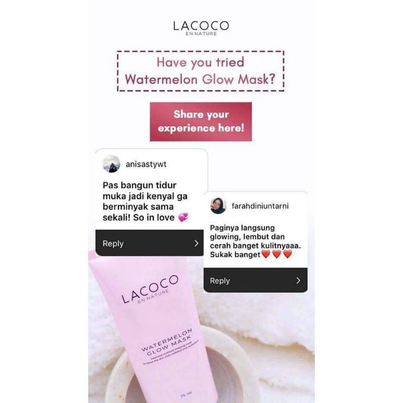 LacocoWatermelon Glow Mask