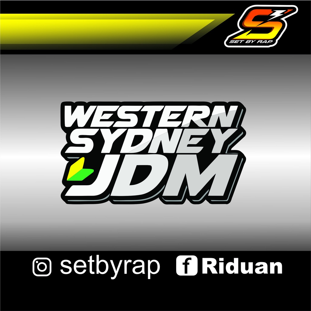 stiker jdm7 motor