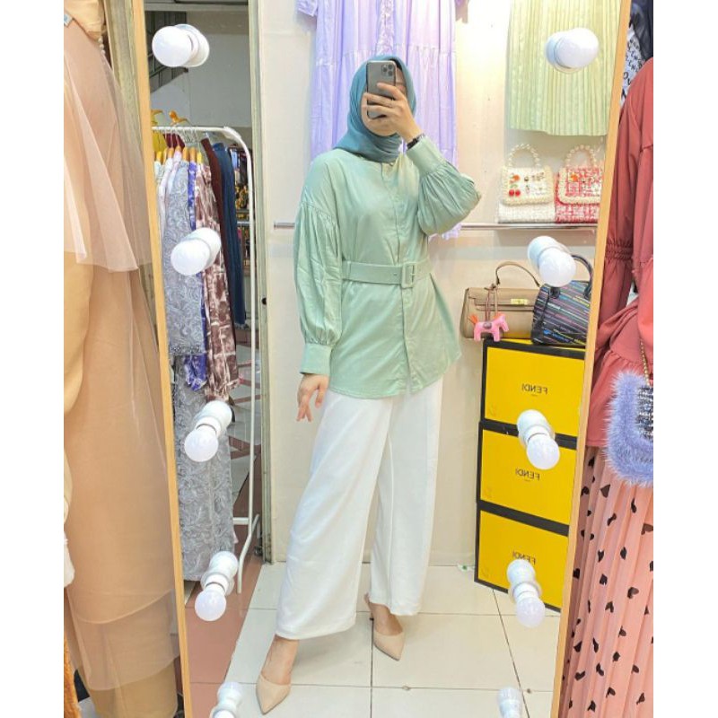 Oversize mint free belt