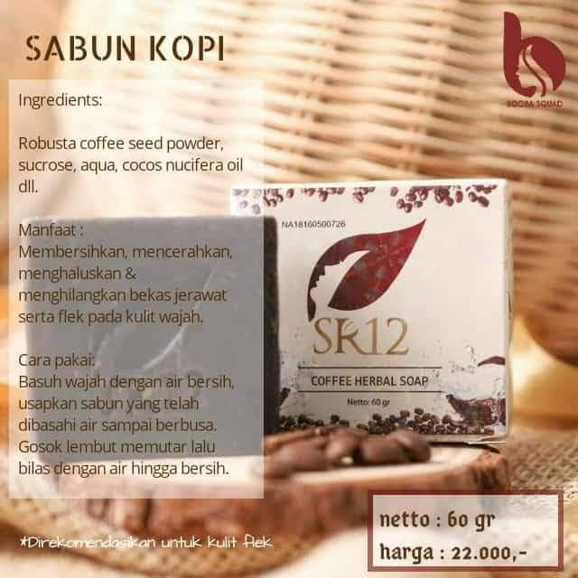 Coffee herbal soap sr12
