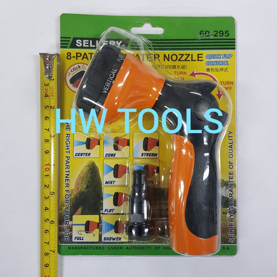 SEMPROTAN AIR 8 PATTERN TRIGGER HOSE NOZZLE SELLERY 60-295
