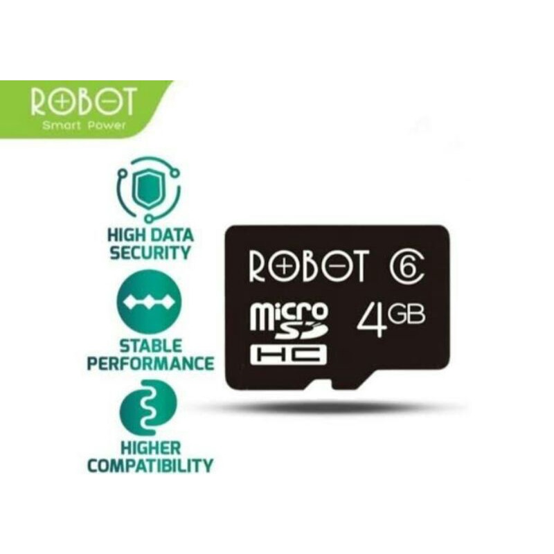 ROBOT MICRO SD 4GB CLS 6 WITH TSEL